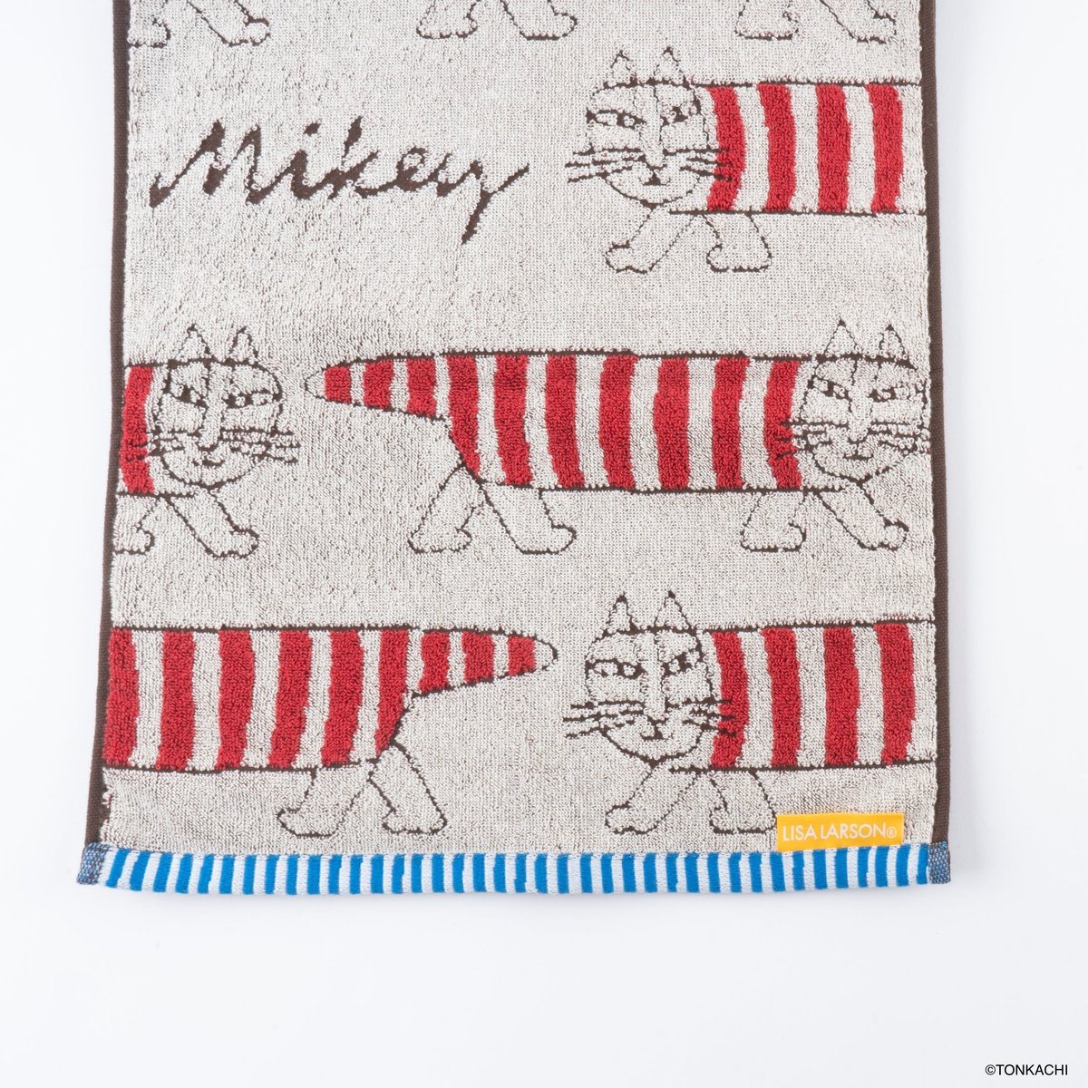 リサ・ラーソン】フェイスタオル マイキー｜Mikey｜Lisa Larson｜猫