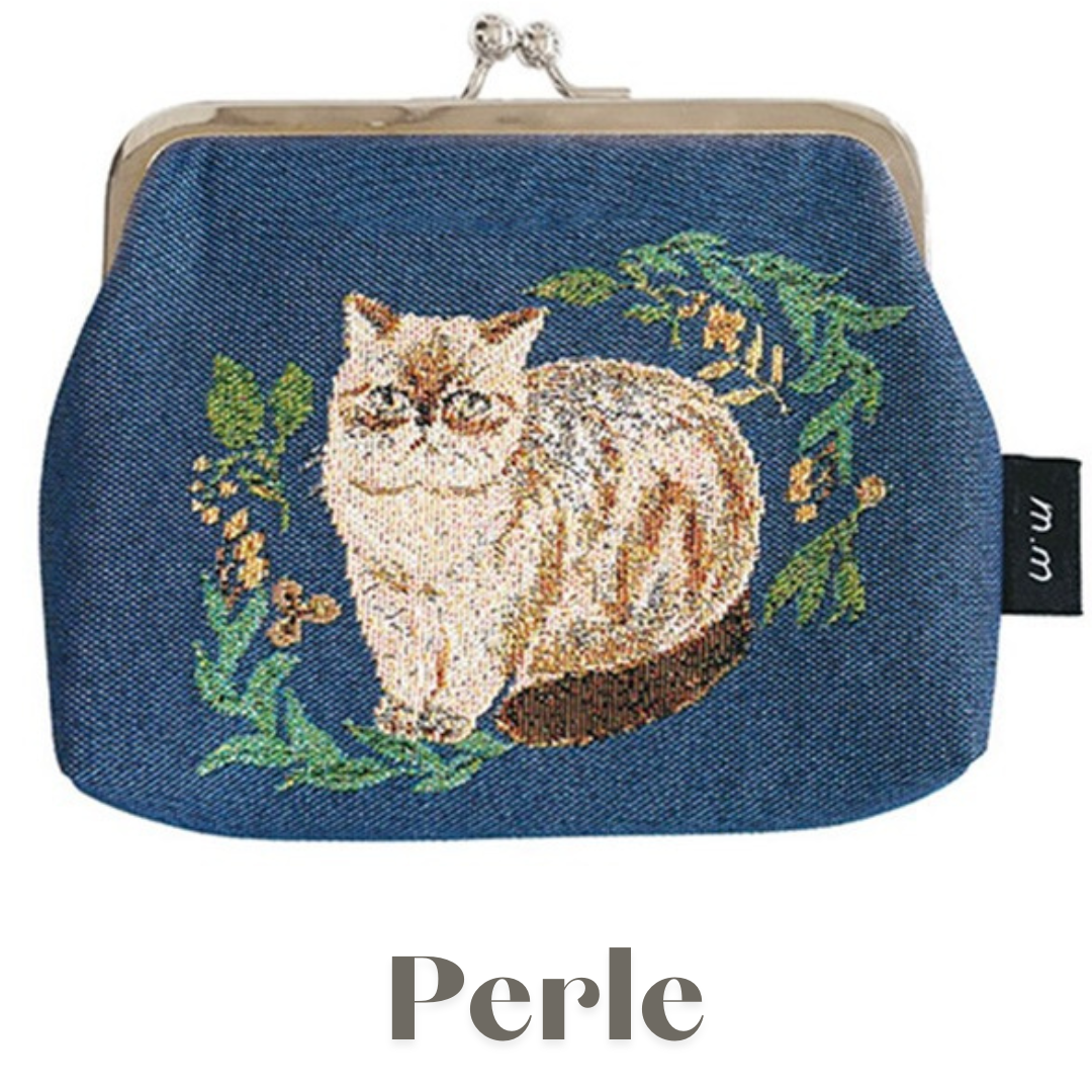松尾ミユキ】 Mini purse Cats 2｜がま口ポーチ財布2｜選べるデザイン