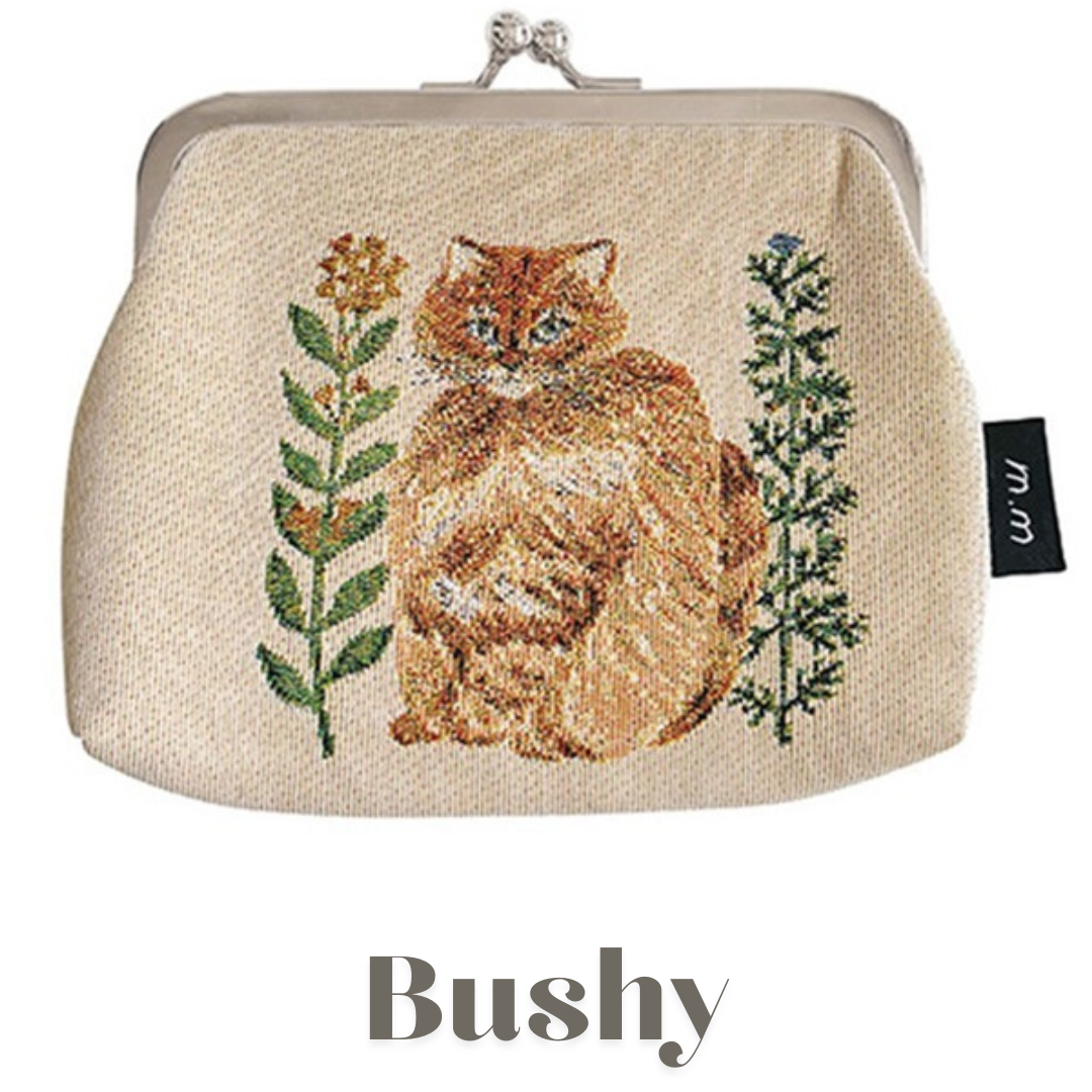 松尾ミユキ　Mini purse　がま口　maron猫　ねこ　ネコ　がまぐち 松尾ミユキ】 Mini purse Cats 2｜がま口ポーチ財布2｜選べるデザイン