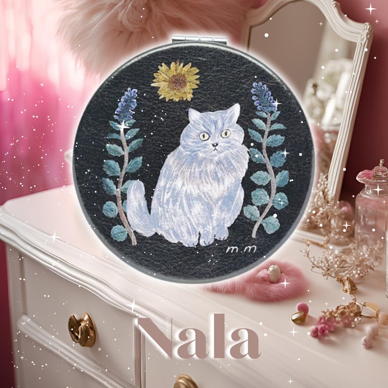 松尾ミユキ】 Compact mirror Cats 2｜コンパクトミラー キャッツ2