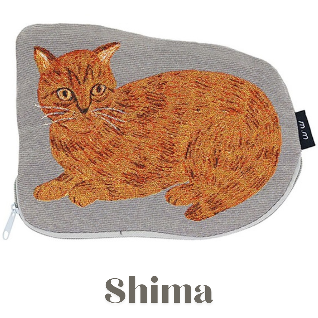 松尾ミユキ】 Diecut pouch Cat｜ダイカットポーチ｜選べるデザイン