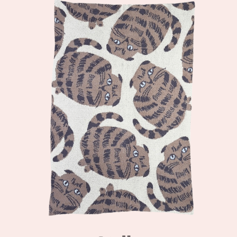 新品 松尾ミユキ フェザーヤーン ブランケット Elliot 猫 ねこ ネコ