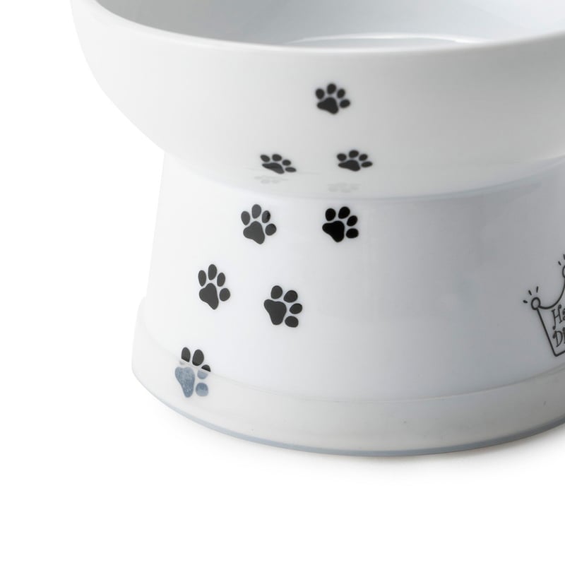 猫壱 ハッピーダイニング 限定柄 猫用 脚付にゃにゃめフードボウル ハイ