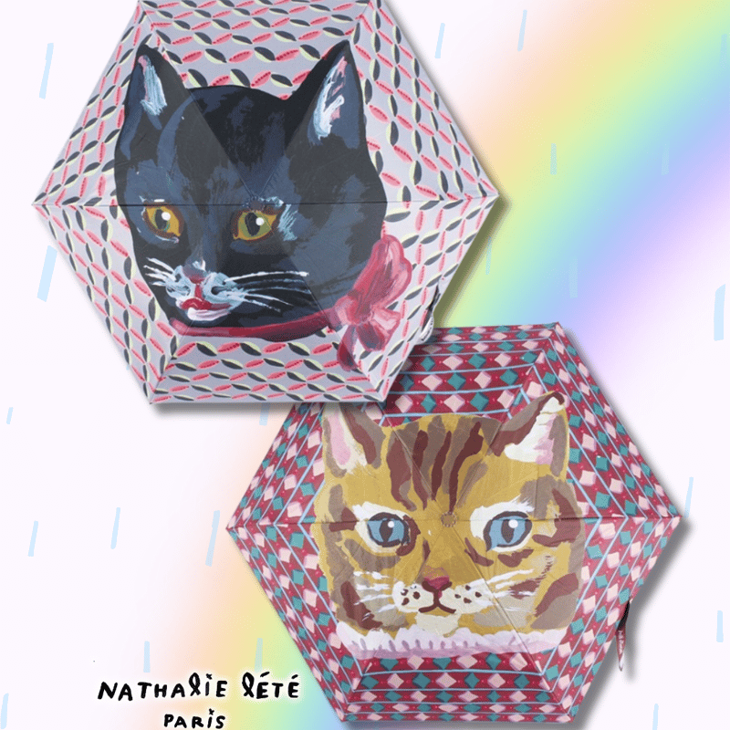 新品　ナタリーレテ　晴雨兼用　折り畳み傘　Maya　キャット　猫　ねこ　ネコ 楽天市場】【ナタリーレテ 2点で送料無料】 晴雨兼用 折りたたみ