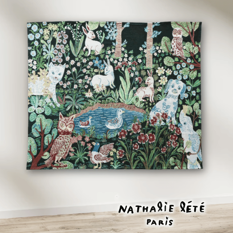 Nathalie Lete】ナタリー・レテ タペストリーラグ Garden