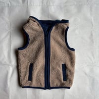 【80-85cm】USED OLDNAVY フリースベスト フード付き