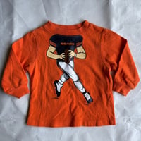 【75cm】USED  NFL BEARS ロングスリーブT オレンジ