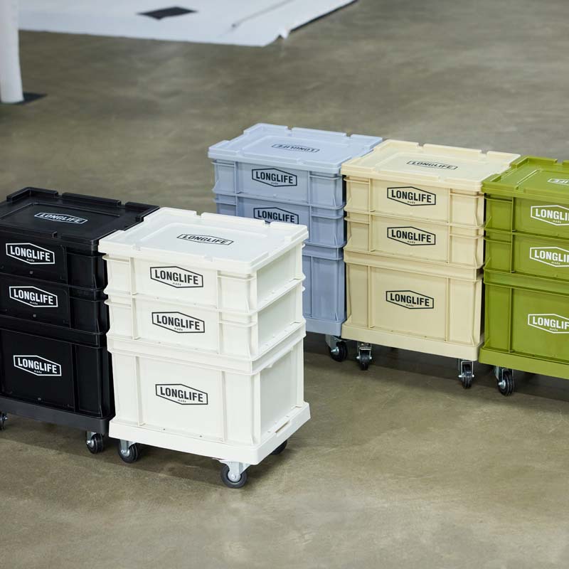 海外取り寄せ商品 小物収納 ボックス2種類 キャスター 蓋つき 1p