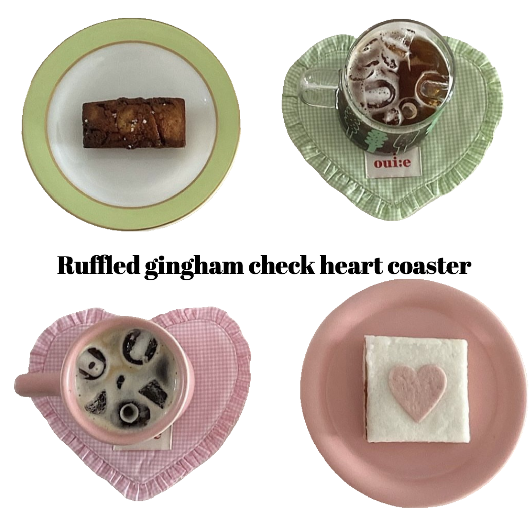 4色選択＞海外取り寄せ商品 1p 布 コースター // 韓国インテリア 韓国