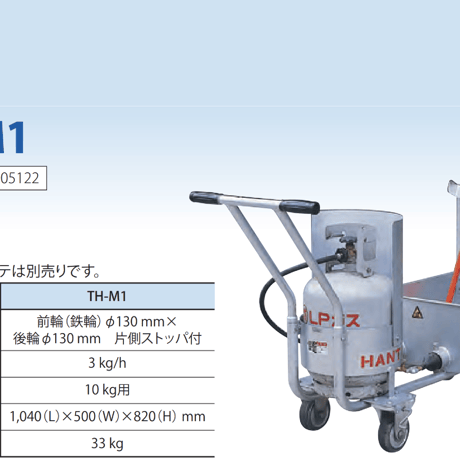 TH-M1(バーナ付き)　ツールヒーター　HANTA
