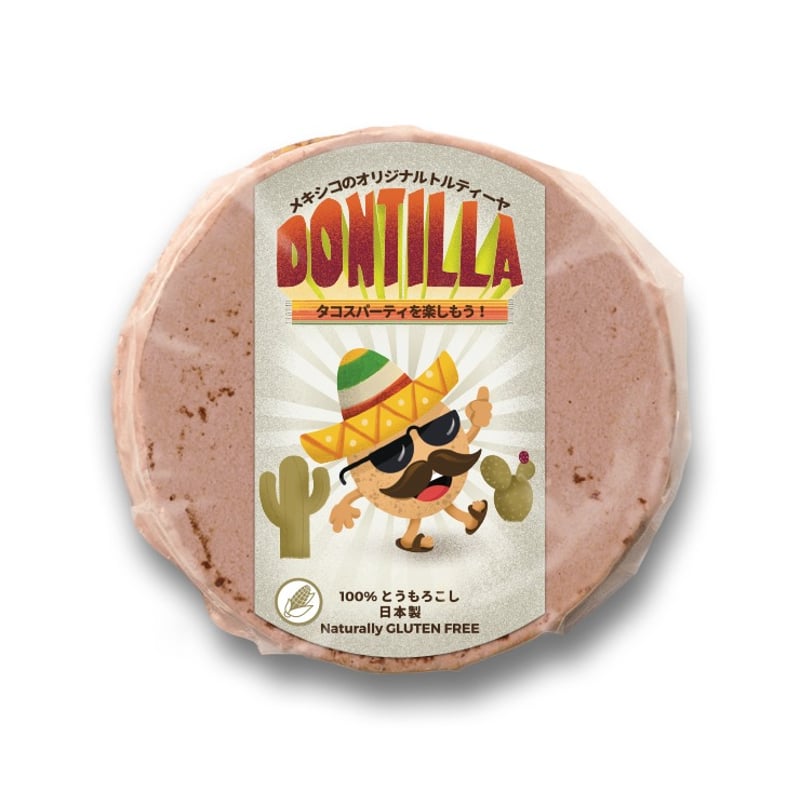 ピンクとうもろこしトルティーヤ (Pink Corn Tortilla) | DONTILLA