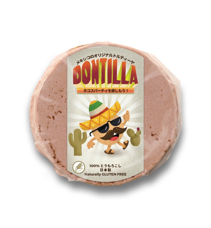 ピンクとうもろこしトルティーヤ (Pink Corn Tortilla) | DONTILLA