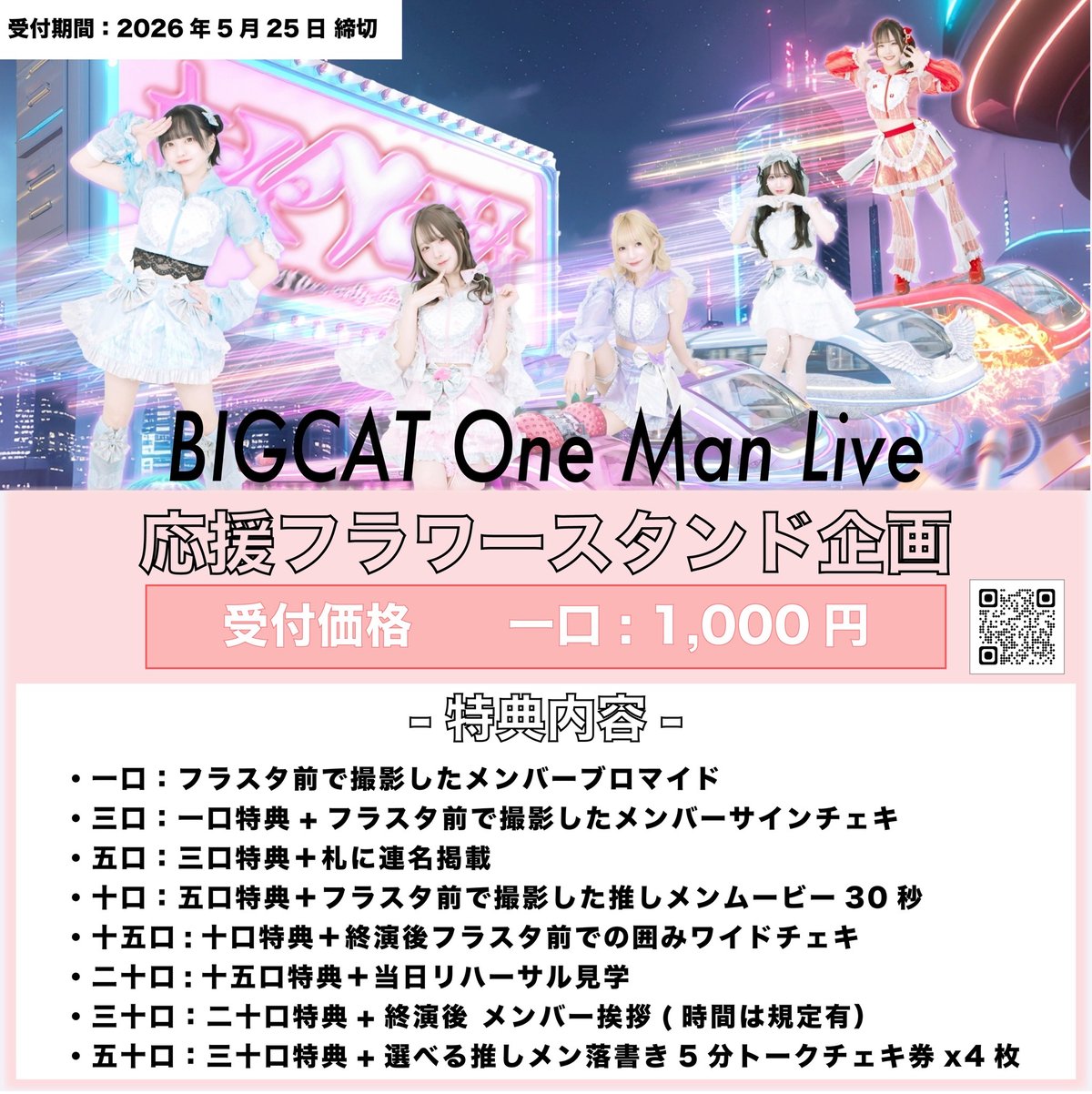 Nody BIGCATワンマン応援フラスタ企画 | Rabbit Tail Pro. Offi