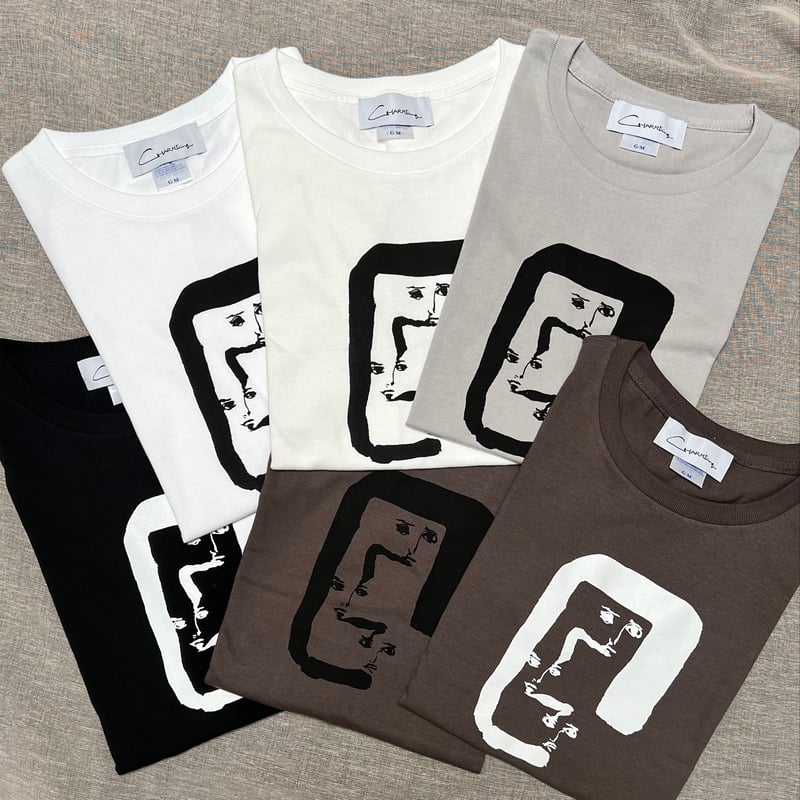 T-004/Charcoal × White | CHARMEing T-004/Charcoal × White | CHARMEing