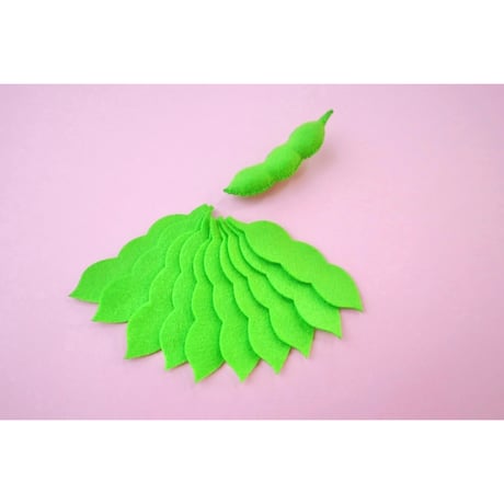 えだまめページ フード総柄ソックス(NINJIN EDAMAME LEMON)[商品：PN18AW-069-3R