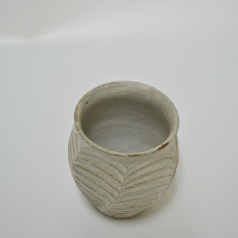 南窓窯 石川圭 縞 タス 湯呑 益子焼 | port online stand_