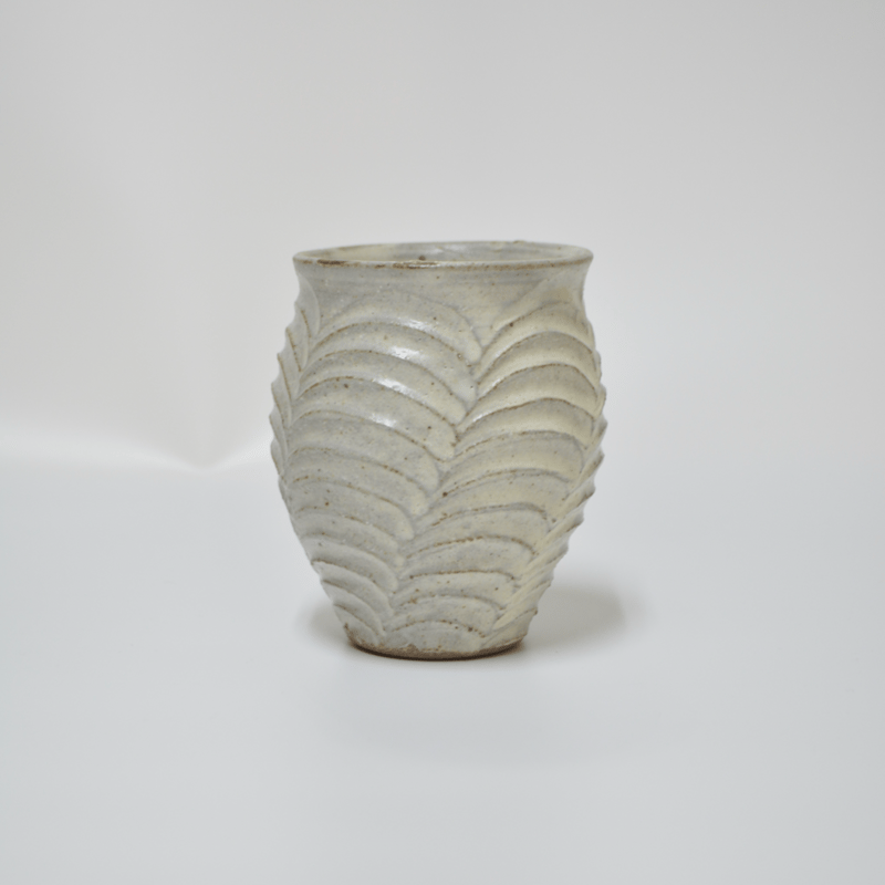 南窓窯 石川圭 縞 タス 湯呑 益子焼 | port online stand_