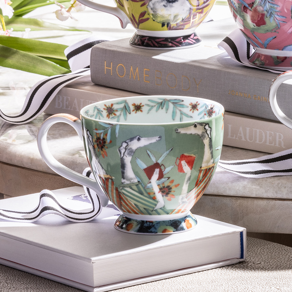 作家 丸伴工場 さん カップ&ソーサー セット リス 皿 マグカップ fudge GRANDE MUG（グランドマグ） Fudge （ファッジ） | olivia-house（