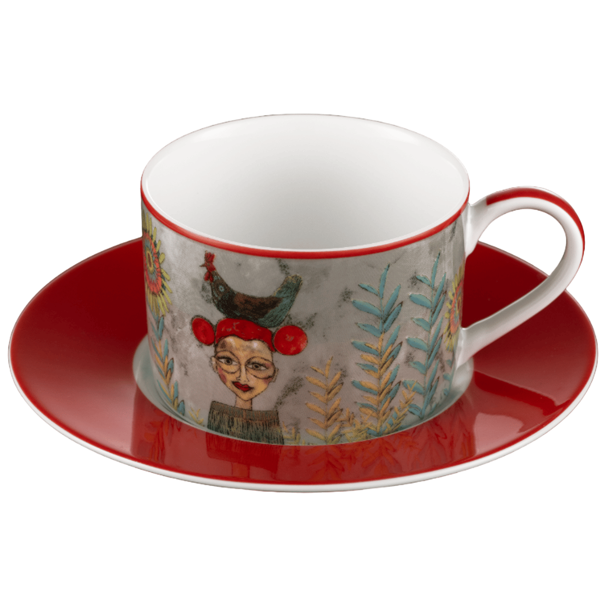 ティーカップ＆ソーサー（4個セット） | olivia-house（オリビアハウス