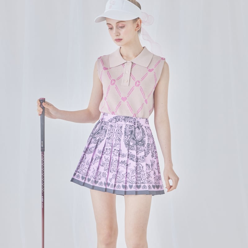 カルーセルゴルフ⭐︎プリーツスカート⭐︎新品未使用 Heres Skirt（purple） | カルーセルゴルフ（CAROUSEL GOLF）