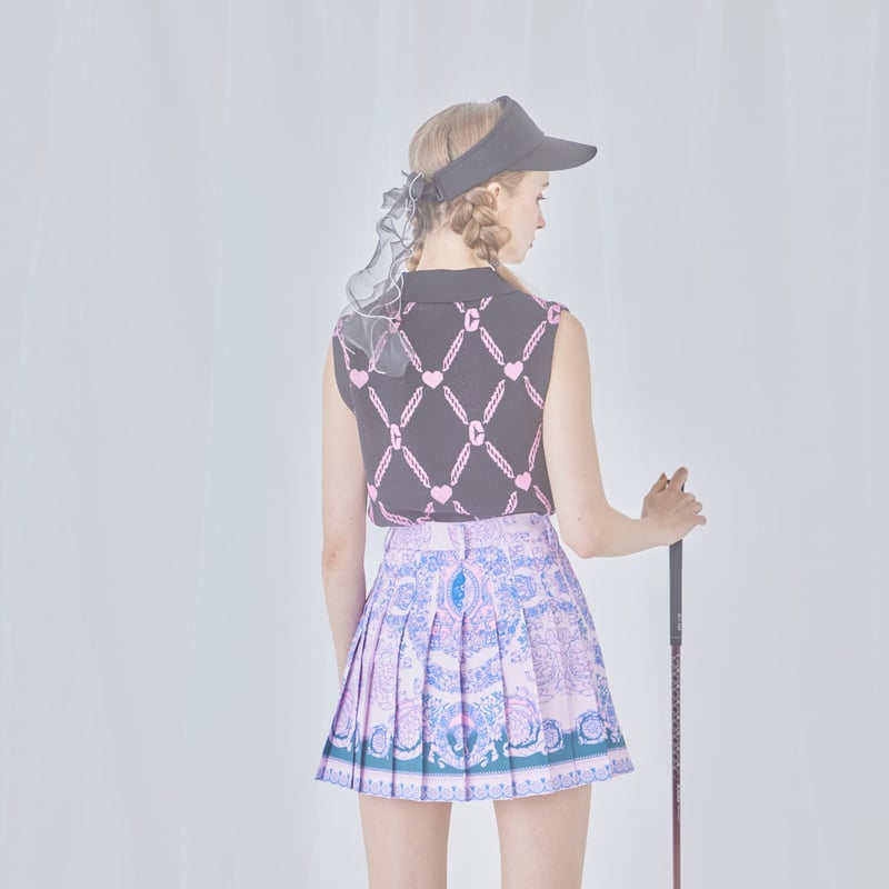 Monaco Skirt（pink） | カルーセルゴルフ（CAROUSEL GOLF）