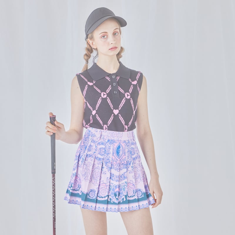 Monaco Skirt（pink） | カルーセルゴルフ（CAROUSEL GOLF）