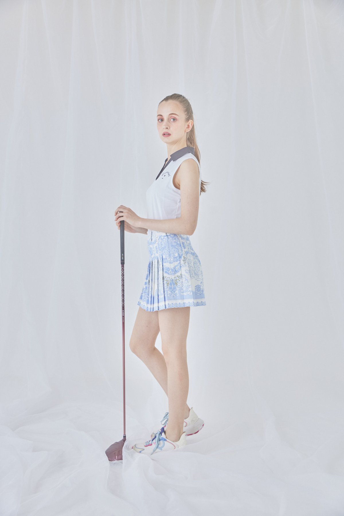 Monaco Skirt（blue） | カルーセルゴルフ（CAROUSEL GOLF）