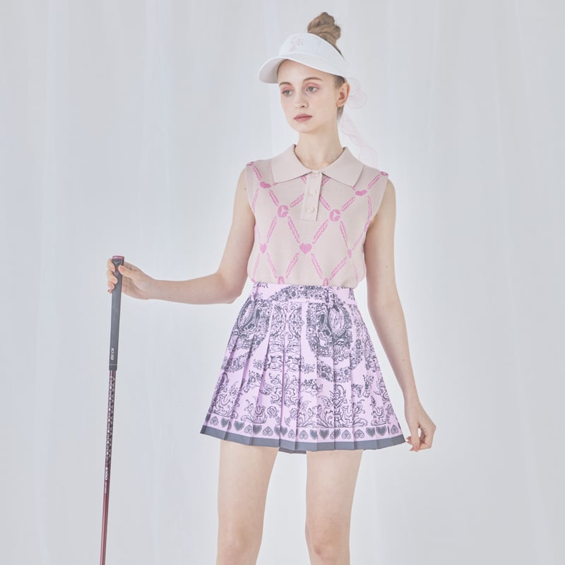 Heres Skirt（purple） | カルーセルゴルフ（CAROUSEL GOLF）