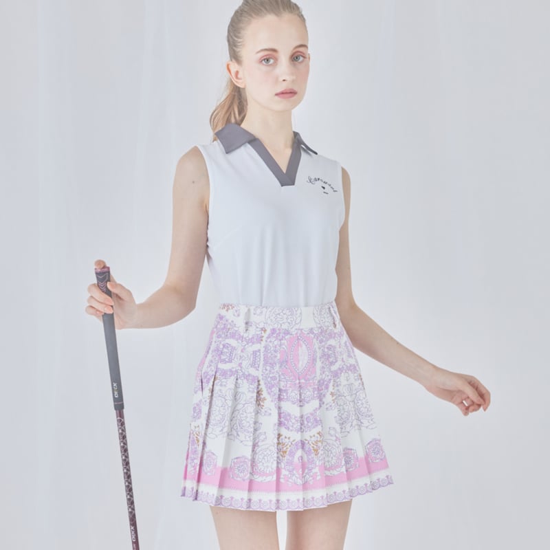 【美品】カルーセル　ボケンMonaco Skirt（blue）セット Monaco Skirt （blossom） | カルーセルゴルフ（CAROUSEL GOLF）