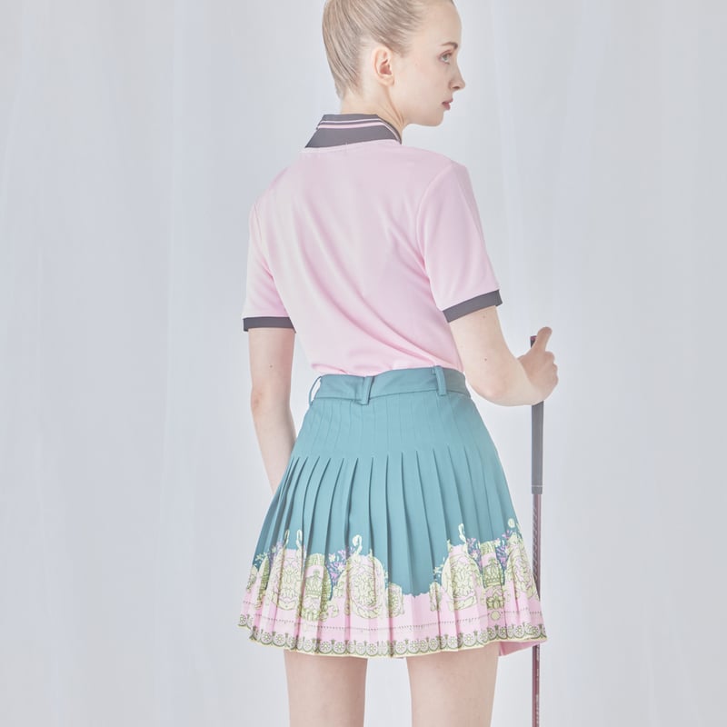 Creta Skirt（green） | カルーセルゴルフ（CAROUSEL GOLF）