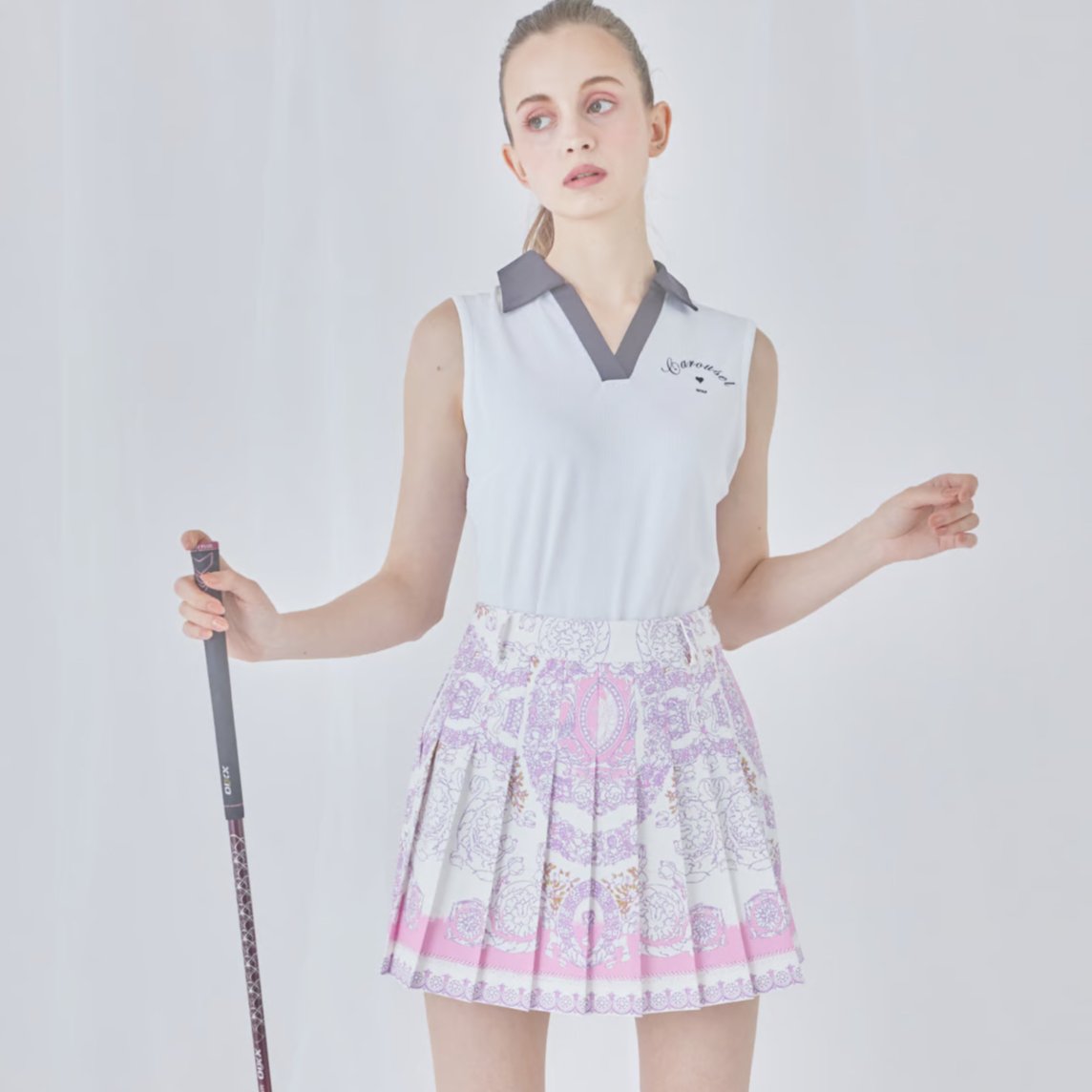 Monaco Skirt （blossom） | カルーセルゴルフ（CAROUSEL GOLF）