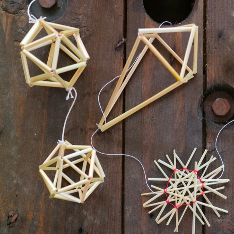 麦わらヒンメリセット（350本入り） | ゆいの里麦わら工房