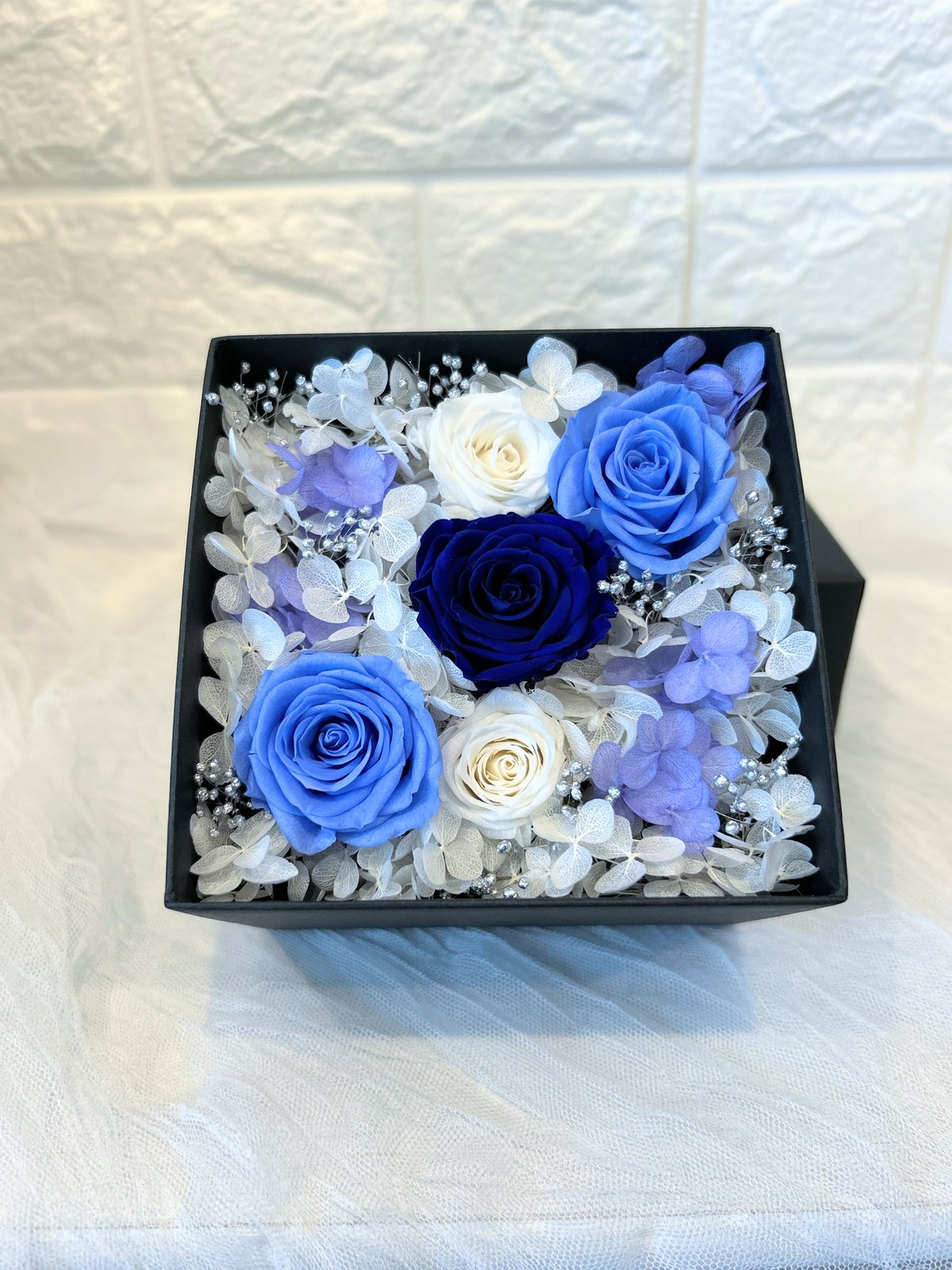 プリザーブドフラワーBOXアレンジ大ꕤ*。 | ‪‬Luana_mako