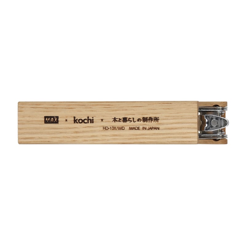 木のホッチキス 樹種：クリ（原産地：飛騨地域／天然木