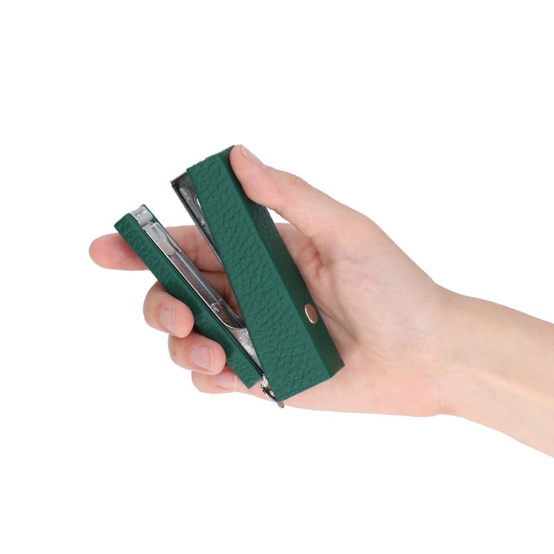 革のホッチキス グリーン | マックス 公式文具 Online Shop