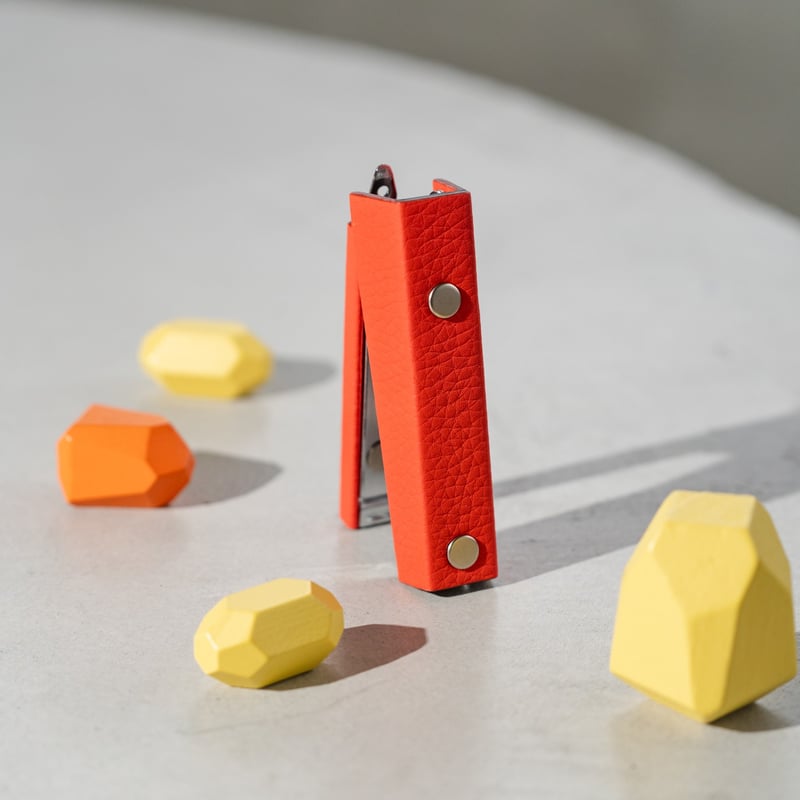革のホッチキス オレンジ | マックス 公式文具 Online Shop