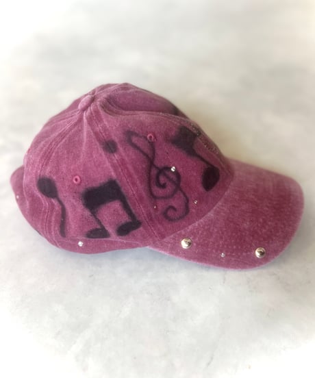 Airbrush & Rhinestone Custom Cap