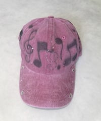 Airbrush & Rhinestone Custom Cap