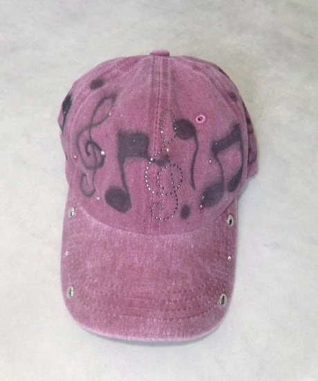 Airbrush & Rhinestone Custom Cap