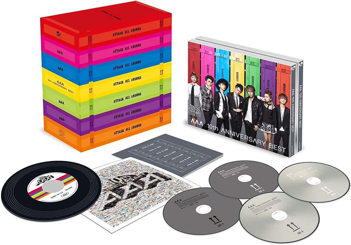 AAA 10th ANNIVERSARY BEST (初回限定盤 3CD＋DVD＋グッズ) A