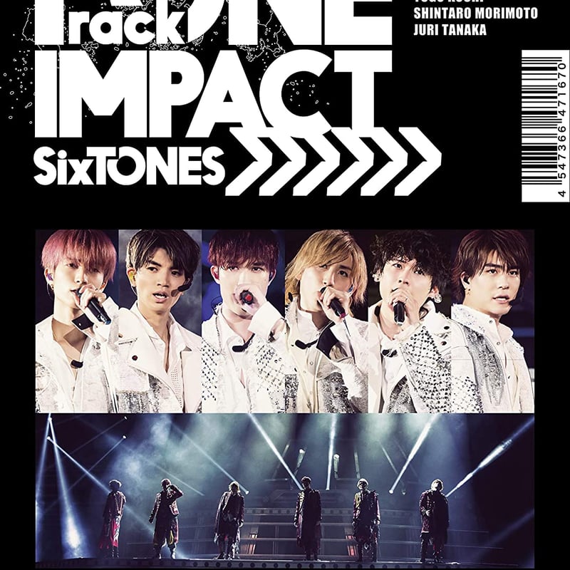 SixTONES/TrackONE-IMPACT-〈2枚組〉 Blu-ray SixTONES TrackONE -IMPACT- 【初回盤 Blu-ray】［2Blu-r