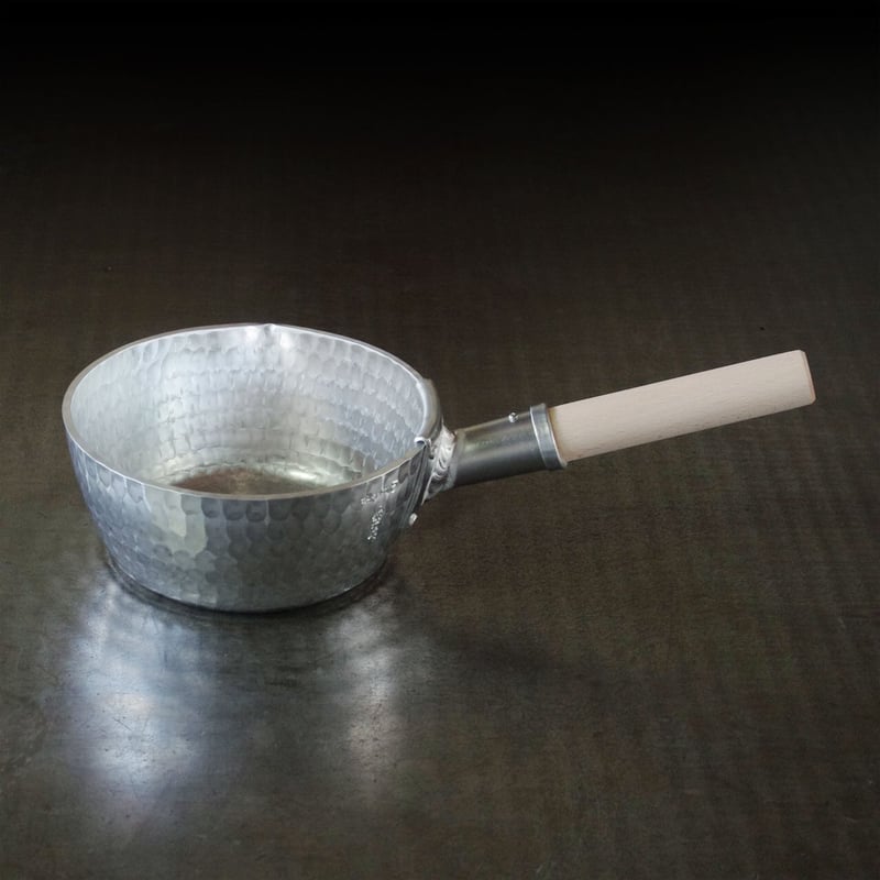 高評価なギフト 姫野作. kassai. | アルミ行平鍋(5寸/15cm) 本格手打 調理器具