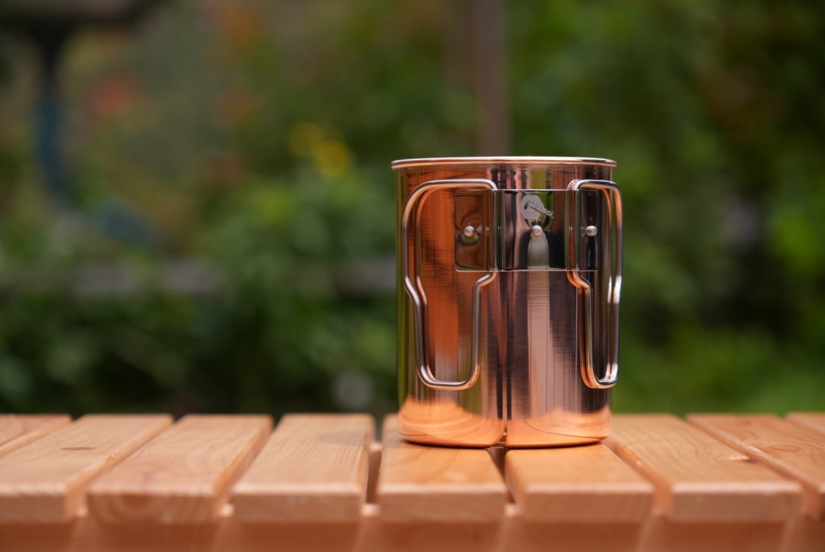 CAMPSWAMP × kassai.銅製クッカーマグカップ - Copper Cooker