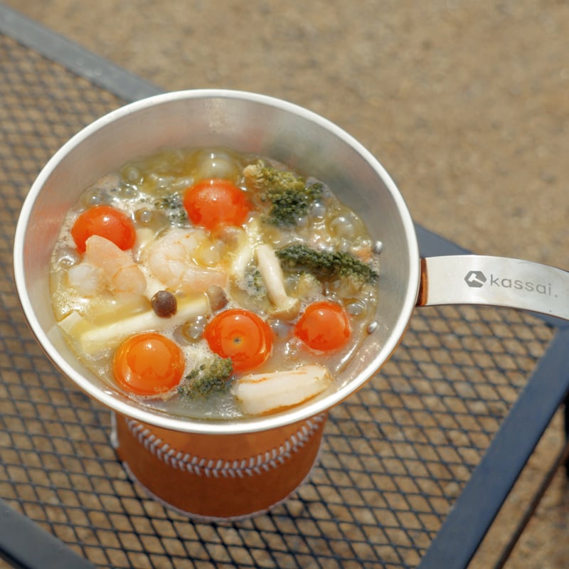 【新品未使用】kassai. 銅シェラカップ 500ml CAMPSWAMP × kassai.銅製シェラカップ500 - Copper SierraC