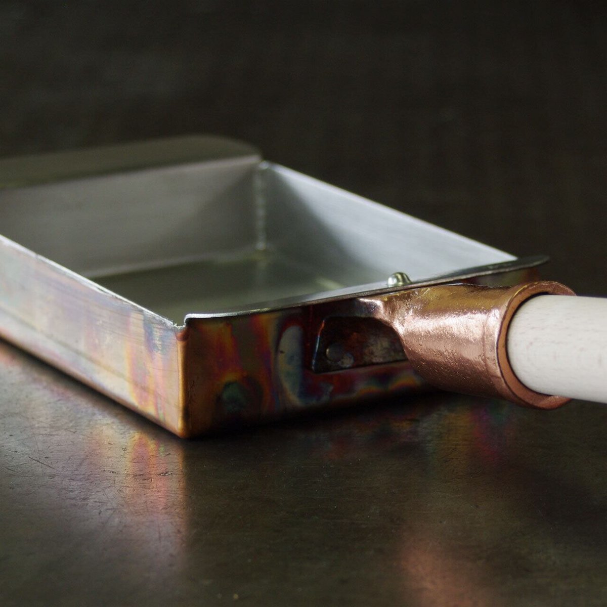 姫野作. 銅玉子焼器（3.5寸／幅11cm） | kassai.