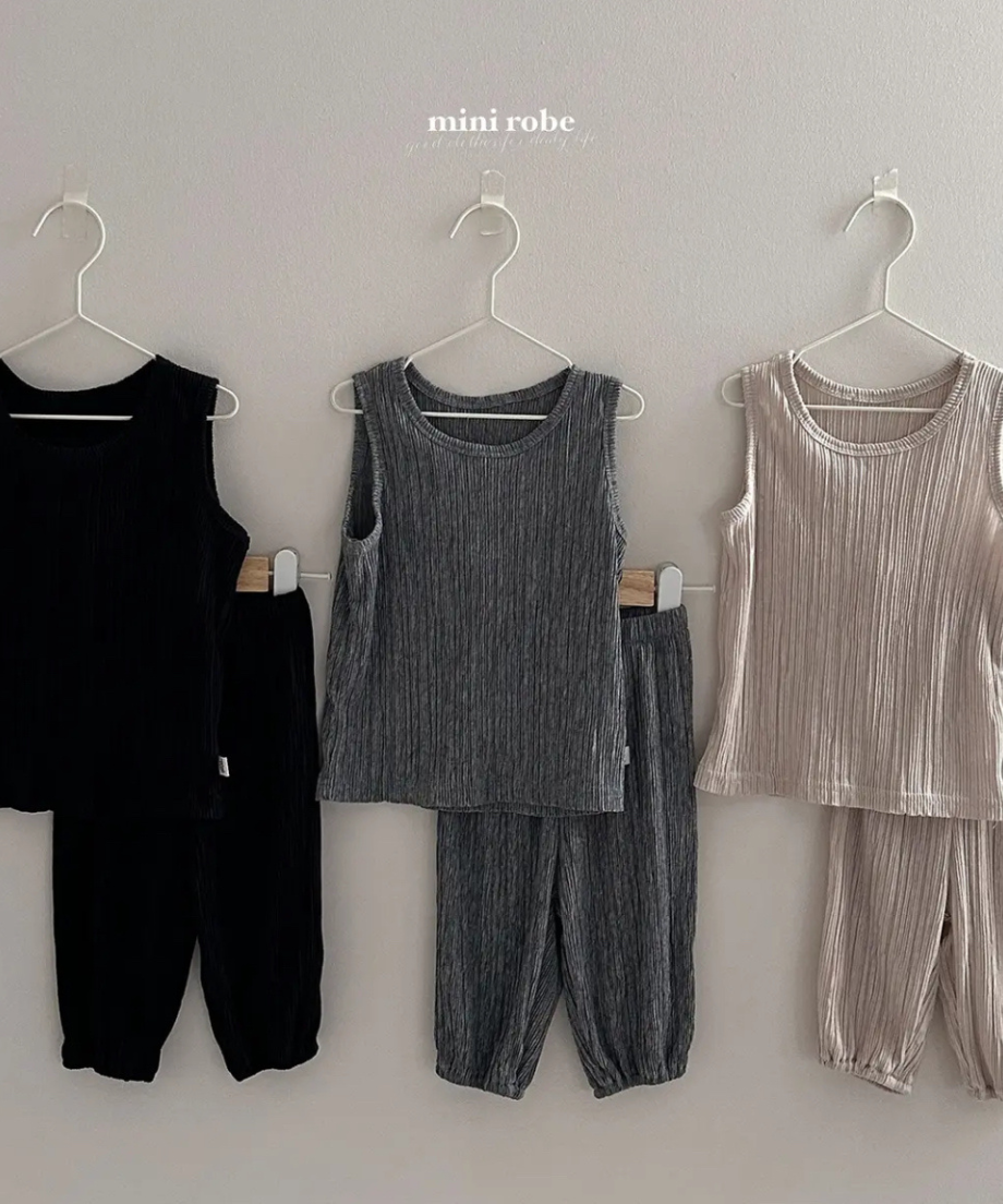 minirobe セット minirobe / rose pleats set | eleven.