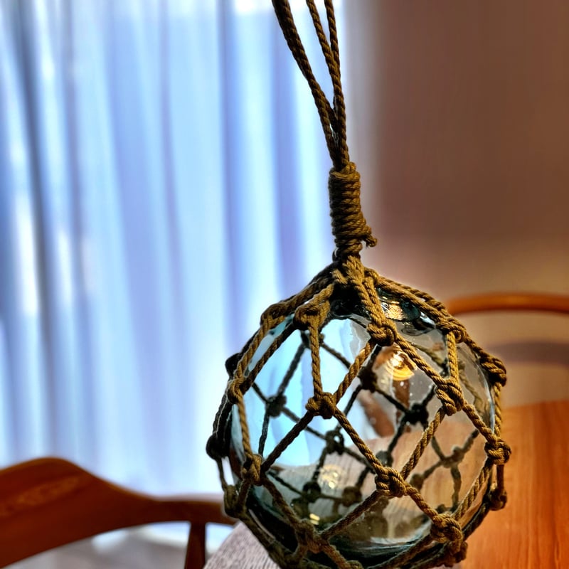 数量限定 びん玉 Glass float, approximately 24 cm in di