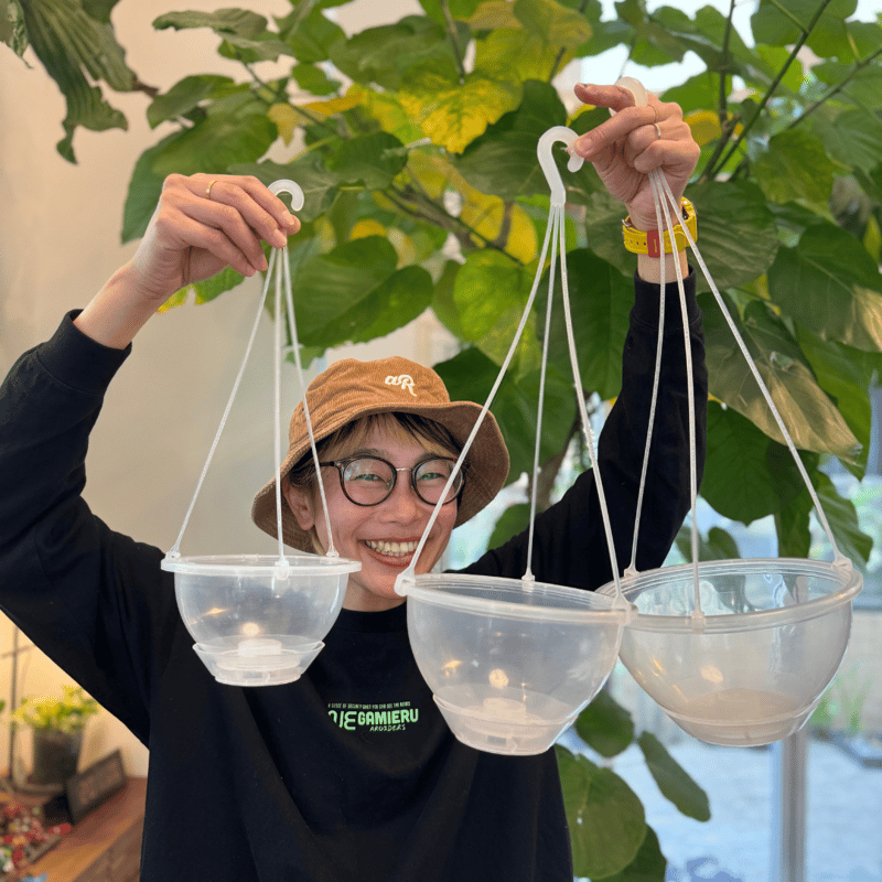 透明鉢《 NEgamieru 》箱80サイズ Nセット | 花森家-2号店-