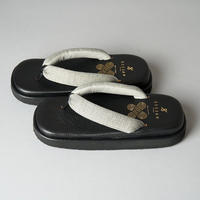 レザー雪駄 サン駄 (江戸前 sandal) seesaw tokyo LIFT see saw レザー