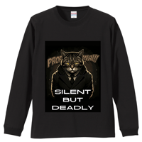 プロが殺し屋だった頃のリブ付 ロングスリーブＴシャツ